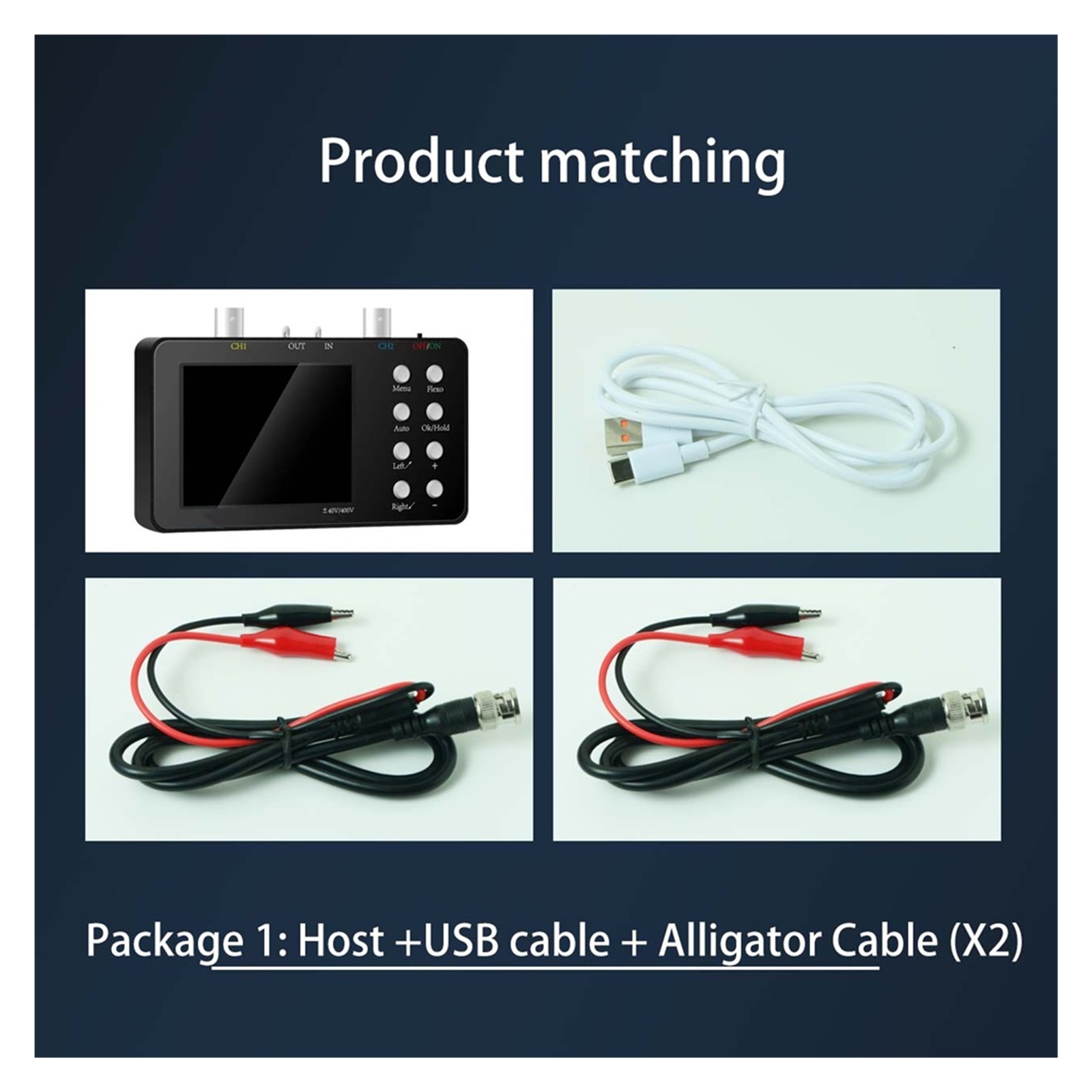Dual Channel Digital Oscilloscope 50M Sampling Rate 10MSa/S Analog Bandwidth One Key AUTO Portable Digital Oscilloscope ,Professional Designed