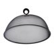 thumbnail image 1 of Pantalla de malla metálica para alimentos, cubierta para picnic, paraguas reutilizable, fácil de almacenar, 28 cm Negro, 1 of 9
