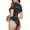Graffiti Art, variant on Go Surfer Womens One Piece Swimsuits Modest Tummy Control Bathing Suits Lace Up Slimming Swim Suit-Small