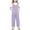 Purple-2025, variant on MKOSPLRT Jumpsuits for Girl Children Sleeveless Tie Knot Wide Leg Jumpsuits Scoop Neck Baggy Overalls Solid Casual Long Jumpers with Pocket