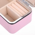thumbnail image 3 of Houderco Organizador De Joyería Rosa Ligero Y Compacto Ideal Para Viajes Y Almacenamiento, 3 of 8