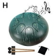 thumbnail image 6 of Steel Tongue Drum 6 inch 8 Notes Musical Percussion Instrument, Rain Drum for Outside - Musician Gift for Family and Friends, 6 of 10