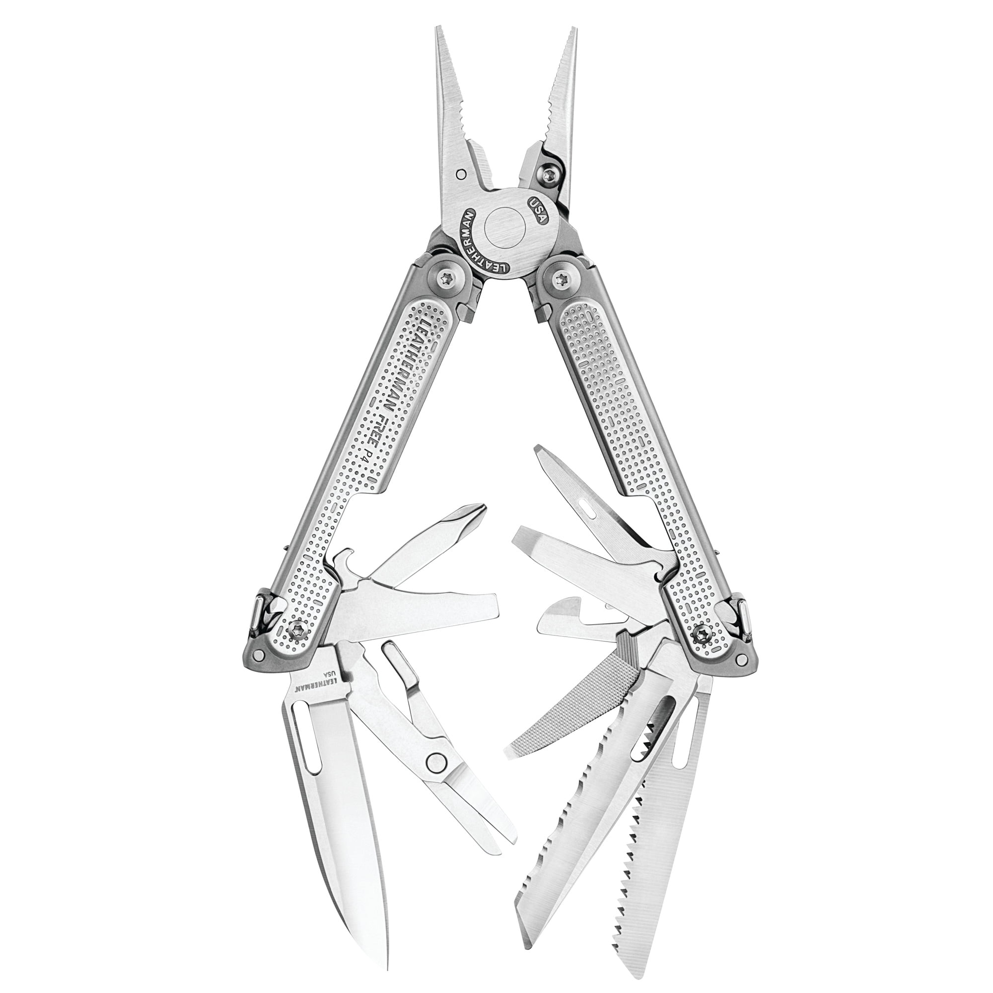 Leatherman Style PS 8 in 1 Multi Tool Keychain 1 Black or 1 Blue Stainless Steel 