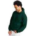 thumbnail image 3 of Hanes EcoSmart Unisex Fleece Hoodie (Big & Tall Sizes Available) Deep Forest L, 3 of 5
