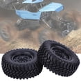 thumbnail image 1 of RC Tires, Durable Convenient To Install RC Car Tyre  For Outdoor For 1/10 Remote Control Car Black, 1 of 8
