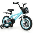 thumbnail image 1 of Costway 14" Kid's Bike for 3-5 with Height-Adjustable Handlebar & Saddle Handbrake Blue, 1 of 10