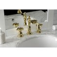 thumbnail image 3 of Kingston Brass KS1972RX Belknap Widespread Bathroom Faucet with Brass Pop-Up, Polished Brass, 3 of 8