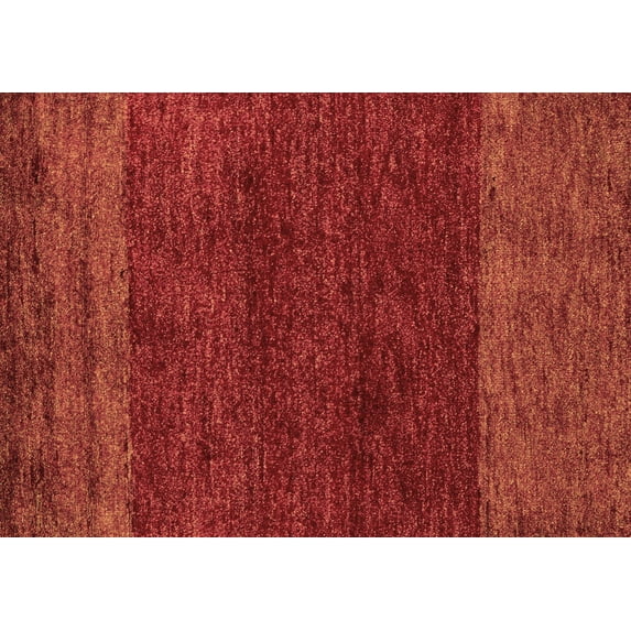 Ahgly Company Indoor Rectangle Abstract Brown Modern Area Rugs, 3' x 5'