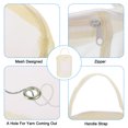 thumbnail image 4 of REGALWOVEN Yarn Storage Bag, Portable Crochet Knitting Bag Case Skein Ball Holder Beige, 4 of 5