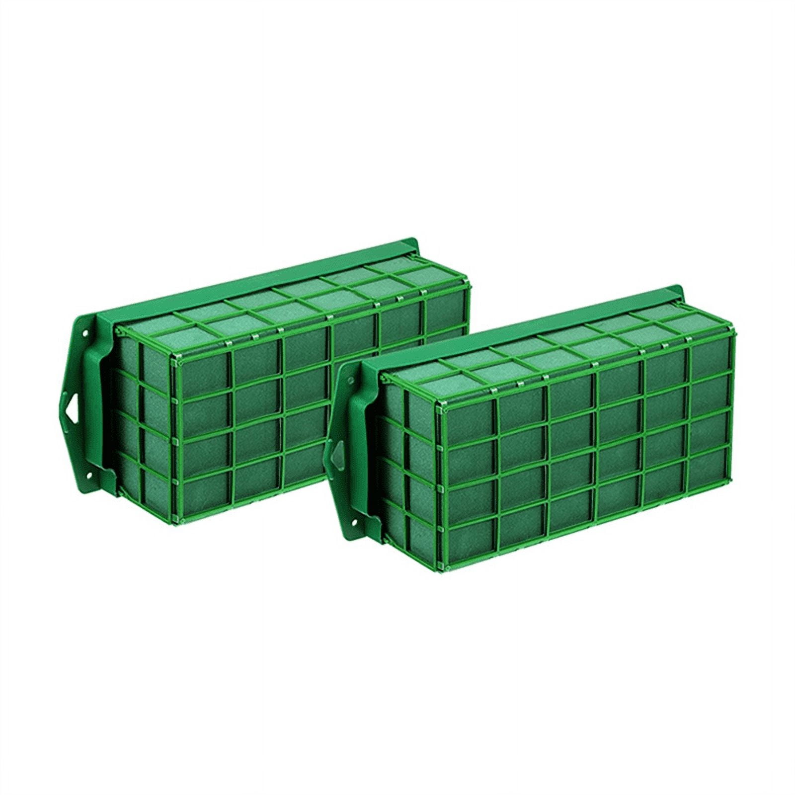 4 Pcs Floral Foam Cage Flower Holder with Floral Foam for Flowers Cage Bowl for Table Centerpiece Floral Arrangement,4 x Floral Foam Cage,green