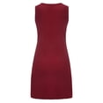 thumbnail image 4 of LEEYNEER Summer Dresses for Women 2024 Dresses Fashion Pocket Printing Sleeveless Casual Night Robe, 4 of 5