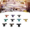 thumbnail image 1 of 10pcs Colored Hinge Clips Small Metal Clips Tiny Metal Binder Clips Wall Clipsfor Photos Files with Hangable Design Strong Clamping Force, 1 of 8