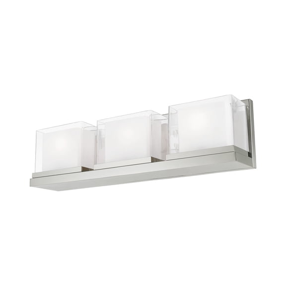 Livex Lighting - Duval - 3 Light Bath Vanity in Modern Style - 23.75 Inches wide