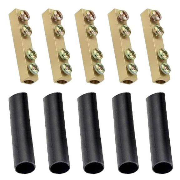 5pcs 100/120A copper pillar quick connect terminal blocks for connecting wires