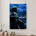 thumbnail image 5 of ODST - Key Art Wall Poster Black Framed Version Size 24''x36'' - Postora, 5 of 5