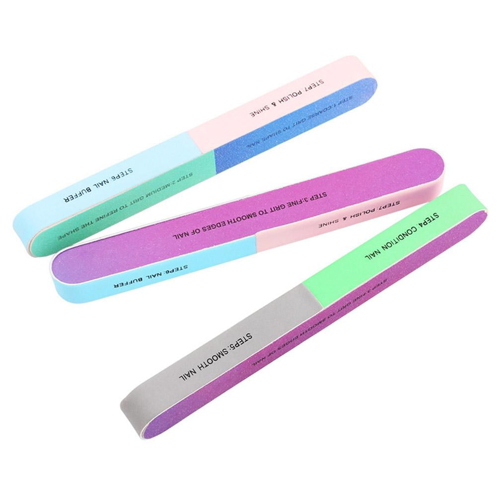 Tebru Colorful Multiple Side Nail Art Manicure Pedicure Tool Sanding Sponge Files Buffer Polisher, Nail File, Nail Polisher Tebru Colorful Multiple Side Nail Art Manicure Pedicure Tool Sanding Sponge Files Buffer Polisher, Nail File, Nail Polisher