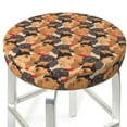 thumbnail image 3 of Xecao's Dog Print Stool Covers offer stylish, washable protection for PU round bar stools, perfect for home or commercial use., 3 of 7