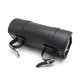thumbnail image 4 of Bolsa para Tenedor de motocicleta, bolsa de herramientas impermeable para manillar, alforja de cuero PU, bolsa de herramientas de almacenamiento delantera y trasera, 2 correas, 4 of 5