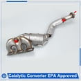 thumbnail image 5 of For BMW 325i 325ci Bank 1 & Bank 2 Catalytic Converters 2001 2002 2003 2004 2005, 5 of 10