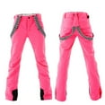 thumbnail image 3 of Hotian Women Snow Pants Insulated Waterproof Outdoor Ski Bibs with Adjustable Suspenders Pink M, 3 of 6