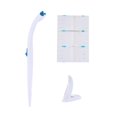 thumbnail image 1 of Cepillo de baño desechable con cabezal de cepillo suave y flexible que evita rayones, diseño de agarre cómodo que ahorra esfuerzo, para el baño del hogar, reduce el olor y mantiene la higiene, tela, 1 of 4