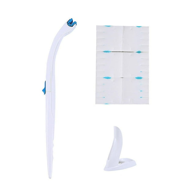Cepillo de baño desechable con cabezal de cepillo suave y flexible que evita rayones, diseño de agarre cómodo que ahorra esfuerzo, para el baño del hogar, reduce el olor y mantiene la higiene, tela