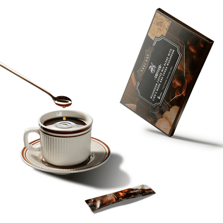 COFECO Mushroom Coffee Instant Natural and Organic, Lion's Mane and Chaga, 60 Sachet Pack