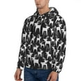 thumbnail image 2 of Hoodies for Men - Mountain goat cool black Long Sleeve Comfrt Men'S Fashion Hoodies & Sweatshirts, Sweatshirts for Men Hoodies Pullover Clothing Clothes with Pouch, 2 of 7