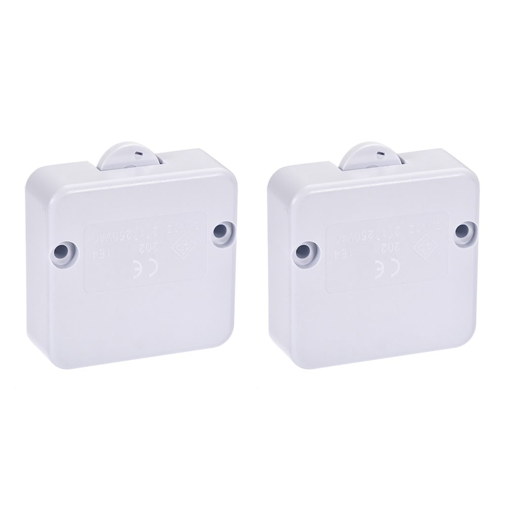 Wardrobe Door Light Switch Momentary Closet Switches Normally Closed 110250V 2A White 2Pcs