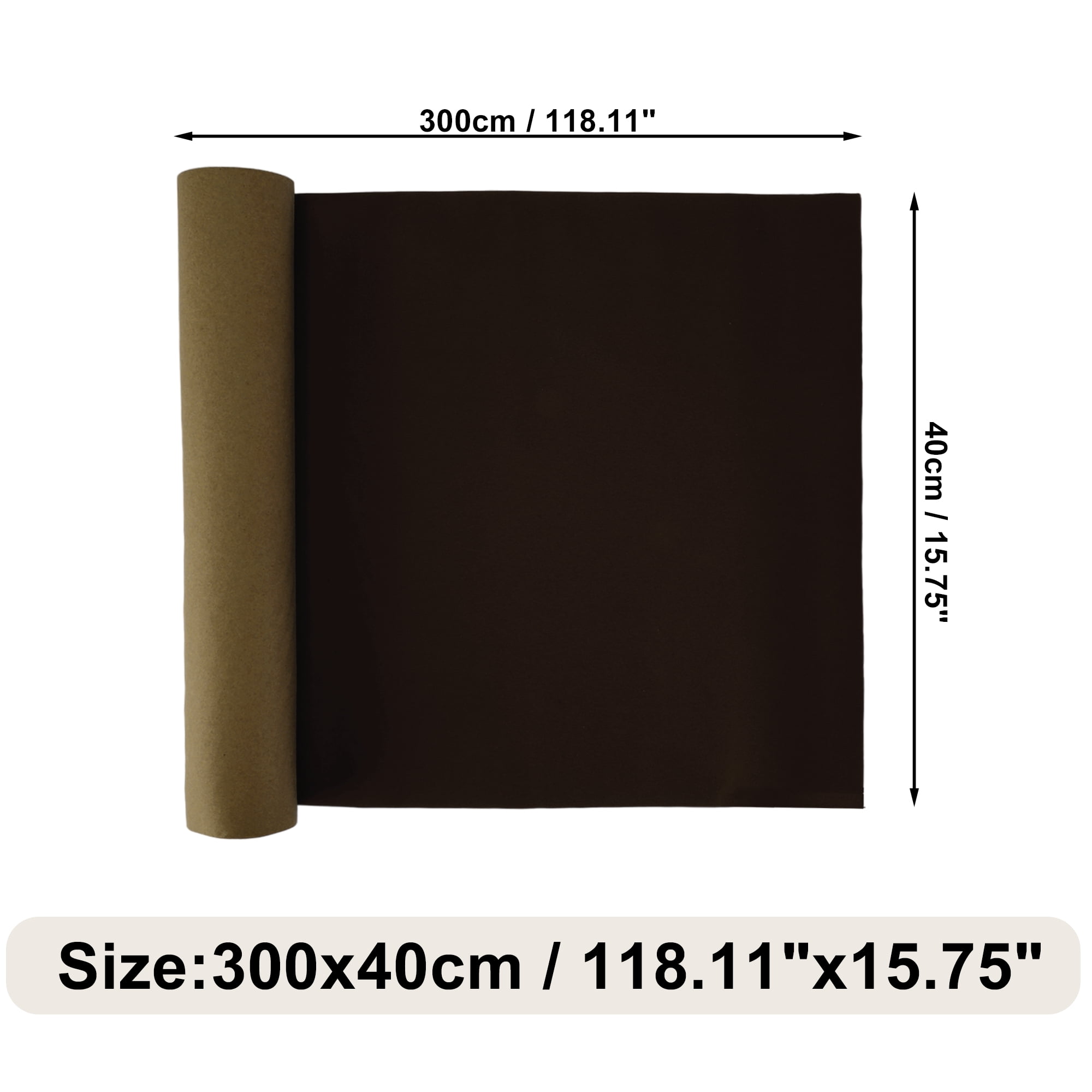 Unique Bargains Leather Repair Patch Tape, Self Adhesive Leather Repair for Furniture Couch Sofa Car Seats Office Chair Black 118.11"x15.75"