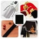 thumbnail image 3 of 10 piezas de tela de fieltro adhesiva de terciopelo, láminas impermeables para hacer manualidades Negro, 3 of 9