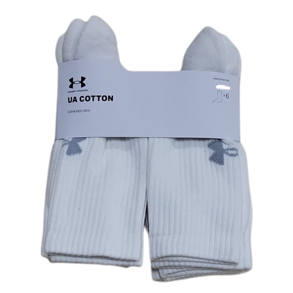 UA 6 PR. MEN'S CREW SOCK