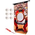 thumbnail image 1 of GoSports Strikeout Challenge Baseball Toss Doorway Game, Includes Universal Door Frame Tension Rod and Inflatable Baseballs with Ball Pump, 1 of 15