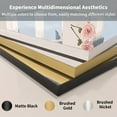 thumbnail image 6 of Taimei Shatterproof Bathroom Wall Mirror –36" x 30" Vanity Mirror with Rectangular Metal Frame and Clear Reflection, Anti-Oxidation, Brushed Nickel, 6 of 12