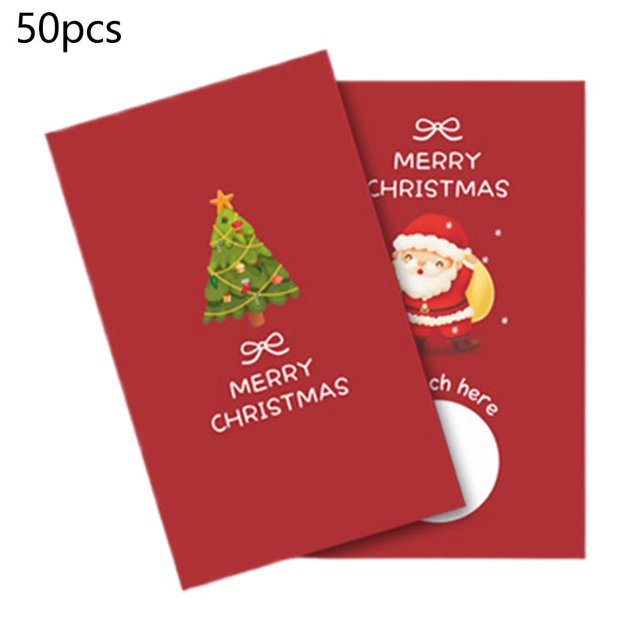 Christmas Round Scratch-Card Gift Birthday Anniversary Christmas