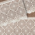 thumbnail image 2 of Linum Home Textiles 100% Turkish Cotton Arian 3PC Cream Lace Embellished Towel Set, 2 of 2
