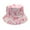 Pink, variant on Weikingp Bucket Hat Floral Print Fisherman Hat Fashion Casual Basin Hat Women Double Sided Bucket Hat Bucket Hats for Men Bucket Hats for Woman Sun Hats for Women () A cotton