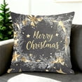 thumbnail image 6 of RXIRUCGD Christmas Themed 3D Effect Printed Pillow Case with Festive Gnomes Snowflakes Patterns, Soft Polyester Cushion Cover for Sofa Bed Chair Home Decor Office Christmas Decoration, 6 of 6