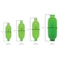 thumbnail image 7 of Extreme Max 3006.8561.4 BoatTector Inflatable Fender Value 4-Pack - 10" x 30", Neon Green, 7 of 7