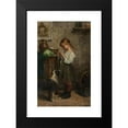 thumbnail image 2 of Maria Wiik 16x24 Black Modern Framed Museum Art Print Titled - An Unlikely Duo (1882), 2 of 5