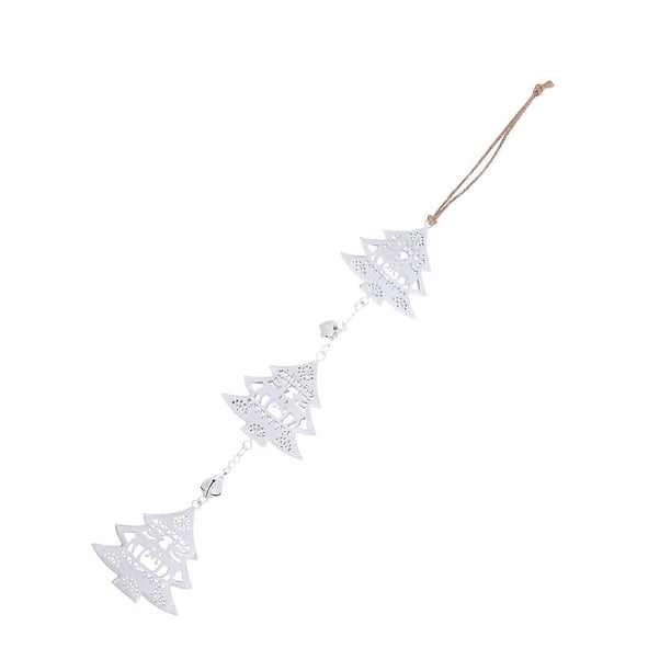 Decorative Hanging Ornaments For New Year And Holiday Season In White Iron 1Pack Perfect For Stunning Home Decor
