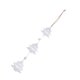 thumbnail image 1 of Decorative Hanging Ornaments For New Year And Holiday Season In White Iron 1Pack Perfect For Stunning Home Decor, 1 of 3