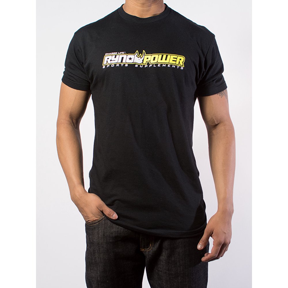 Ryno Power Ryno Power Official Logo TShirt Black 100 Cotton