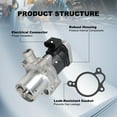 thumbnail image 4 of EGR Valve 4 Pin for Dodge 2004-2006 Freightliner Sprinter 2500 3500 2.7L OM647, 4 of 14