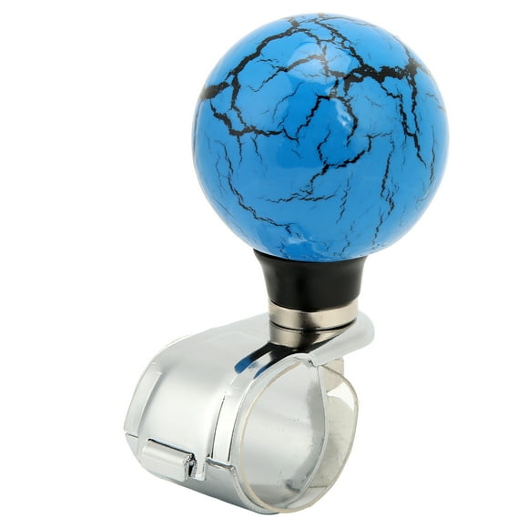 Steering Wheel Knob, Thunder Style Round Flexible Helper Steering Wheel For Cars Truck Tractor Boat Blue