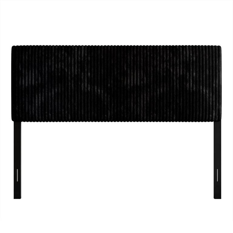 Castle Place Velvet Queen Headboard, Channel Stitched photo 3