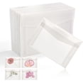 thumbnail image 1 of 50pcs Glassine Envelopes, 3.94x2.76in Lottery Ticket Envelopes for Stamps, 1 of 4