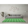 thumbnail image 3 of Ahgly Company Indoor Square Abstract Emerald Green Contemporary Area Rugs, 4' Square, 3 of 4