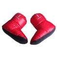 thumbnail image 4 of 2 pares de pantuflas de plumón de suave invierno cálido Rojo l kusrkot Calzados de pato caliente, 4 of 8