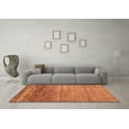 thumbnail image 3 of Ahgly Company Indoor Round Abstract Brown Contemporary Area Rugs, 8' Round, 3 of 4
